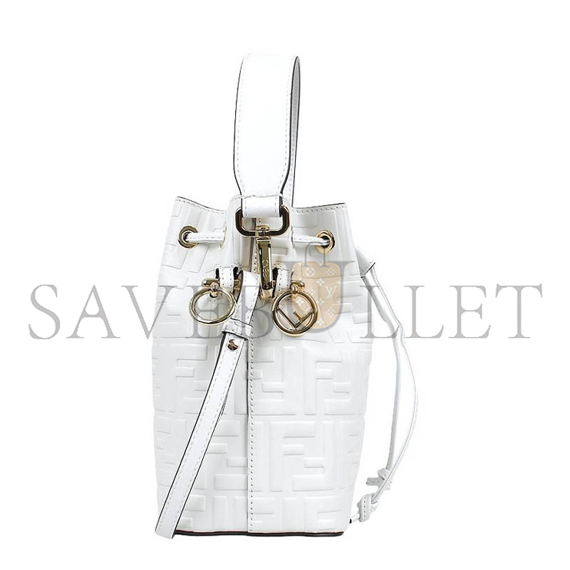 FENDI MINI MON TRESOR DRAWSTRING BUCKET BAG 8BSO10A3ZGFOK7E (18*12*10cm)